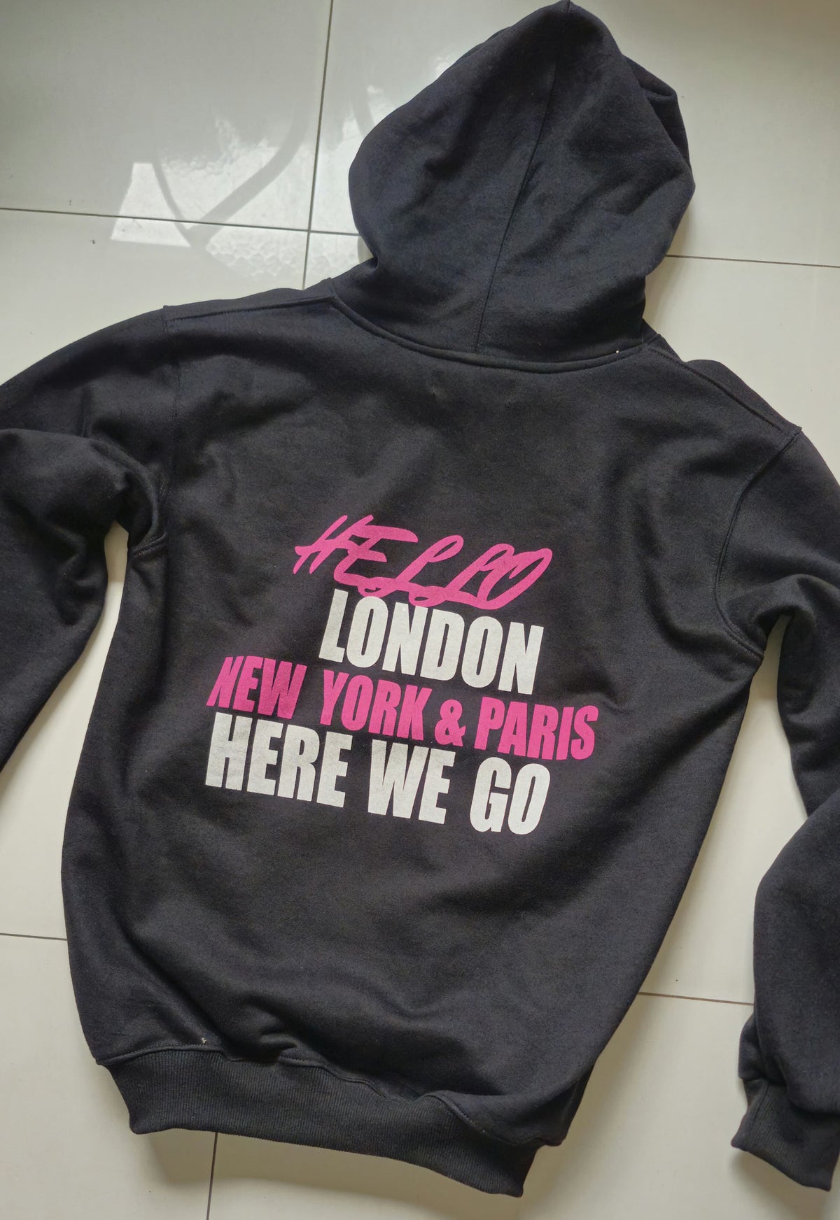 "HELLO LONDON, NEW YORK & PARIS – HERE WE GO"